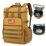 Toposhine 25L Tactical Backpack for Women/Men Outdoor Hiking Laser Cut Daypack School Bag Camp Gym Rucksack with Dual Cup Holder