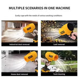 Dewalt Wireless Brushless High-Power Handheld Blower Turbo Fan Lightweight Design 20V Battery Leaf And Snow Sweeping Tool