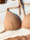 3 Pieces Triangle Bikinis 2026 Solid Swimwear Female Sexy Swimsuit Women & Beach Skirt Bathers Bathing Swimming Swim Suit