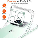 1.5MM Thick Air-Bag Clear Case For OnePlus 10T 10R 1+ 11 11R One Plus 6 6T 7 7T 8 8T 9 10 Pro 9R 9RT Shockproof  Silicone Cover