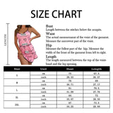 Sexy Spaghetti Strap V-Neck Nightdress Women Nightie Summer Loose Cotton Nightgown Female Cute Print Sleep Dress Light Sleepwear