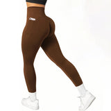 High Waist Tummy Control Yoga Pants with Pockets for Gym Workout - Breathable Stretchy Fitness Leggings