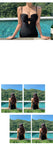 New One-piece Swimsuit Women Japan and South Korea Twist Bag Sexy Big Breasts Gathered Swimsuit