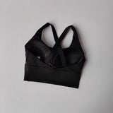 Women's Shock-Absorbing Yoga Sports Bra Summer Fitness Gathered Breasts Accessory Breathable Comfortable Yoga Sports Bra