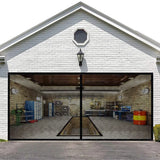 Shunmaii Seamless Garage Door Mosquito Net Insect Screen