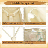 Ubravoo High Chair With Adjustable Footrest And Detachable Cushion