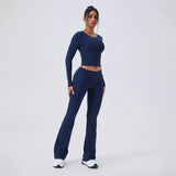Women's Versatile Yoga Suit Set Tight Fitting and Beautiful Back High-end Sports Suit Outdoor Running and Leisure Fitness Suit