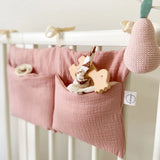 Baby Crib Organizer Hanging Diaper Caddy Storage Bag