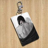 scary H-Homicipher Mr shriek Cartoon Singer Anime Card Keychain Fashion Pendant Bag ID Door Card Case Bus Card Cute Adult