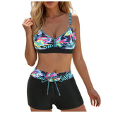 Women'S Two-Pieces Tankini Bikinis Swimsuit Outfit Women High Waisted Bikini Sexy Push Up Two Piece Swimsuits купальники женские