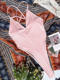 Extreme Mini Micro String Thong Female Swimwear One Piece Swimsuit Women Cross Backless Monokini High Cut Bathing Suit Swim Lady