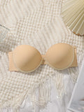 Strapless Push Up Bra Removable Criss Cross Back Invisible Non Slip Underwire Seamless Lingerie For Wedding Dress Party J3439