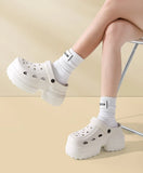 Women Platform Slippers Fashion Clogs Soft EVA Summer High Heel Shoes Thick Sole Female Street Wedges Sandals Home Beach Slides