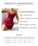 Silk And Tulle Patchwork Ultra-Thin Nightgown Sexy Women's Drees Solid-Color V-Neck Female Pajamas Heart Print Elegant Nightwear