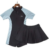 New Summer High-end Sports Style Hot Spring Swimsuit One-piece Sports Boxer Shorts Western-style Swimsuit