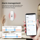 TNCE Tuya sensor temperature Humidity wifi or zigbee, Indoor Thermometer Hygrometer Monitor, smart life voice alexa google home