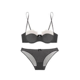 Sophisticated Sensual Lace Lingerie Women's Summer Bralette for Small Breasts Natural Shape, No Empty Cup Beautiful Back Bra Set