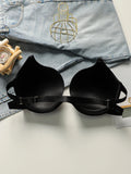European and American style plus size pull up bra, black lingerie sexy Lingerie 3/4 cup daily oversized underwear MR3460