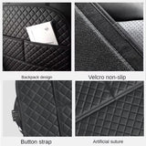 Kcimo Car Anti Kicks Pad Storage Mat PU Leather Universal Seat Back Leather Protector Cover Waterproof Backseat Child Kick Mats