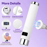LED Nail Lamp UV Light for Gel Nails with Smart Display Sensor 360° Rotatable Magnetic Nail Lamp for Home Use