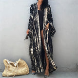 New 10 Colors Printed Long Sleeve With Belt Tunic Beach Cover Up Cover-ups Beach Dress Beach Wear Beachwear Female Women V4521