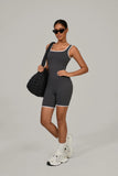 Women's Sports Jumpsuit Yoga Fitness Combination Lift Buttocks Bare Back High Elasticity Gym Sexy Sports Jumpsuit Gym Romper
