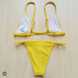 Extreme String Adjustable Strap Brazilian Bikini Female Swimsuit Women Swimwear Two-Pieces Bikini Set Bather Bathing Suit V516