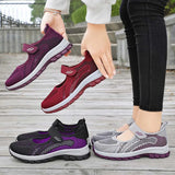 Women Shoes Breathable Vulcanized Shoes Purple Women Sneakers Fashion Breathable Mesh Casual Walking  Women Work