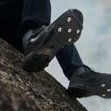 5/8 Teeth Ice Gripper Spike for Shoes Winter Outdoor Anti-Slip Hiking Mountain Climbing Ice Snow Crampons Anti-slip Shoe Covers