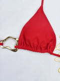 Triangle String Bikini 2026 Women Halter Swimsuit Solid Sexy Swimwear Female Bathers Bathing Swimming Swim Suit Beachwear