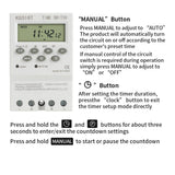 TNCE 30A Timer 220V, time control switch module, set to seconds, 32 groups of timer on and off light, for water pump timer