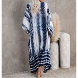 New 10 Colors Printed Long Sleeve With Belt Tunic Beach Cover Up Cover-ups Beach Dress Beach Wear Beachwear Female Women V4521