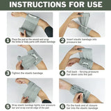 6/4 Inch Medical Trauma Kit Outdoor Hiking Camping First Aid Israeli Bandage IFAK Trauma Wound Care Emergency Safety Protection