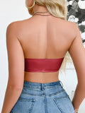 3PCS Daily Strapless Women's Bra Seamless Unlined wireless front closure Push-up bra Trendy Solid Comfortable Lingerie