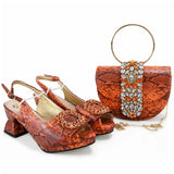 doershow Italian Shoe and Bag Set New 2024 Women Shoes and Bag Set In Italy YELLOW Italian Shoes with Matching Bag Hgv1-2