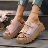 2026 New Soft-soled Fashionable Beach Shoes  Thick-soled Cool Slippers for Women's Summer Outdoor Wear