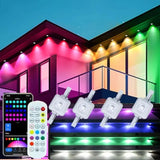MIMIRGB Outdoor LED String Lights IP67 Waterproof With App Control