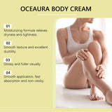 OceAura Body Moisturizing Cream Shea Butter Deep Hydration Soft Smooth Skin Barrier Repair Vanilla Peach Body Lightening Cream