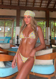 2024 Sexy Pleats Bikinis Set Micro Bikini Women Halter Swimwear High Cut Swimsuit Brazilian Biquini Beachwear Bathing Suit