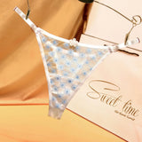 2026 Sweet And Sexy Thongs Breathable Thin Briefs For Woman Floral Patterned Thong Oversized Underwear трусы женские 부부생활 속옷
