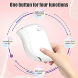 4 in 1 Electric Facial Scraping massager Heat Vibration Sculpting Tightening Tool Anti-Aging Wrinkles Eye Face Puffiness Relief