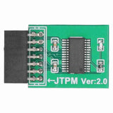 TPM 2.0 Module Strong Encryption 14 Pin LPC Interface TPM Module Board for Win11 Green TPM Board TPM Module Board TPM 2.0 Module