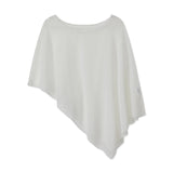 Women Shawl Wrap Tops Elegant Shiny Sequins Fine Mesh Shoulder Knit Cover-up for Spring Summer