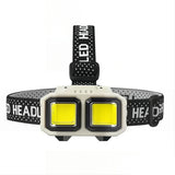 USB Rechargeable COB LED Powerful Headlamp Torch Waterproof  Head Light for Outdoor Camping Fishing Hunting Search Lantern Torch