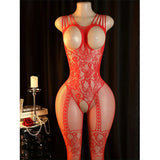 SeeThrough Fishnet Babydolls Erotic Crotchless Temptation Adult Sexy Lingerie Teddy Bodystockings Sex Bondage Bodysuit Pantyhose