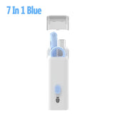 7 in 1 Laptop Keyboard Cleaning Kit Computer Keyboard Cleaner Brush Earphones Cleaning Pen For AirPods iPhone Keycap Puller Set