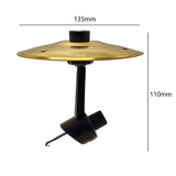 2/1PC Vehicles Musical Saucer Car Crash Cymbal Alloy Car Crash Drums Cymbal Air Vent Drum Mini Drum Clip-On Mini for Music Vent