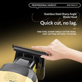 Kemei 90-5 Electric Hair Beard Trimmer 7500 RPM Zero Gap Clipper for Men DLC Blade Cordless Barber Finish Hair Cutting Machine