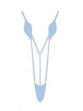 Mini-Bikini Sexy Lingerie,Suspenders Jumpsuit,Added An Adjustable Belt, Featuring Kawaii Bow-Knot,Erotic Swimsuit