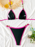 Shiny Colorful Sequins Diamond Bikini Female Swimsuit Women Swimwear Two-pieces Bikini Set Bather Bathing Suit Swim Beach Wear